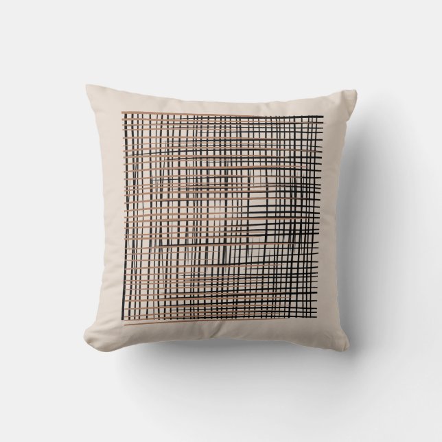 Trendig geometrisk accentkudde kudde (Framsida)