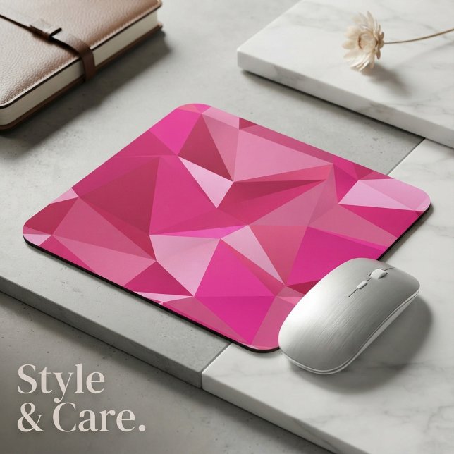 Trendig geometrisk halvtoneutskrift musmatta (Trendy Geometric Halftone Print Mouse Pad)