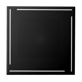 Trendig Geometrisk Minimalistisk Svart Kakelplatta
