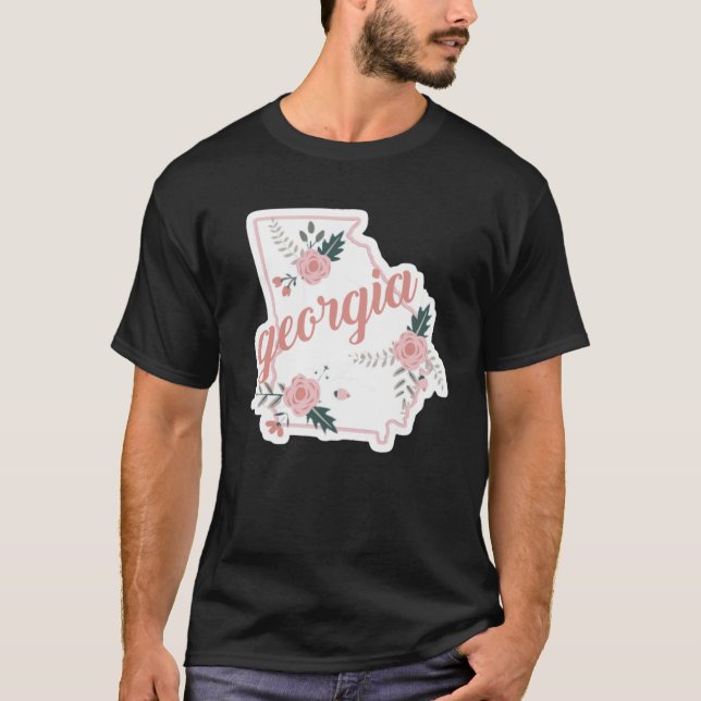 Trendig GEORGIA Dreaming Proud State T Shirt (Framsida)