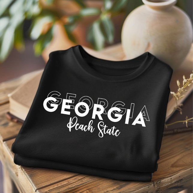 Trendig Georgia Peach State T-Shirt (Skapare uppladdad)