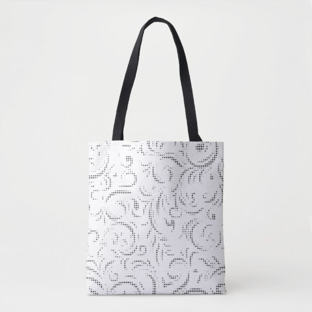Trendig Ghost & Kangaroo Linje Art Totebag Tygkasse (Framsida)