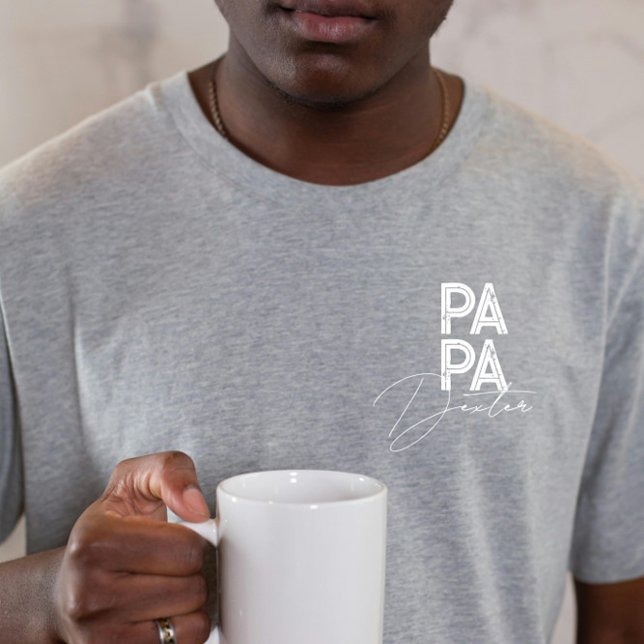 Trendig Gift för enskilda personer i Pappa Personl T Shirt (Skapare uppladdad)
