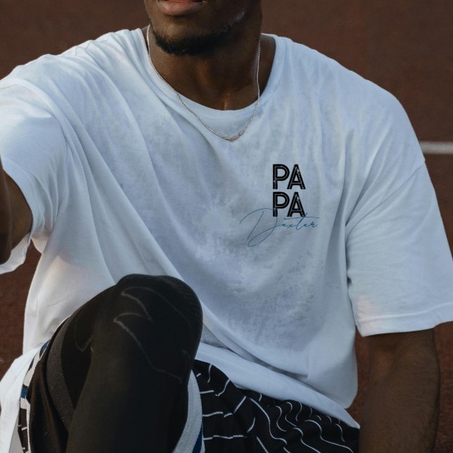 Trendig Gift för enskilda personer i Pappa Personl T Shirt (Skapare uppladdad)