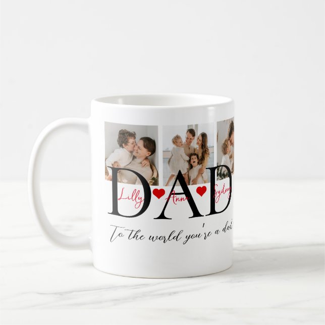 Trendig Gift för Far Dagens nuvarande Personlig Kaffemugg (Vänster)