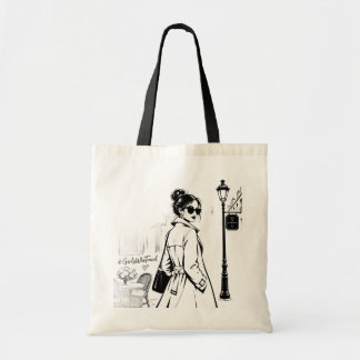 Trendig #GirlsWhoTravel-tas Tygkasse