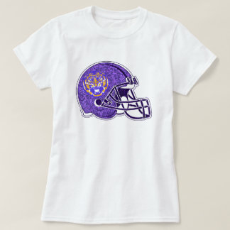 Trendig glitter Louisiana Tigers Football Helmet T Shirt