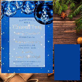 Trendig Gnistra Blue Ornaments jul Party