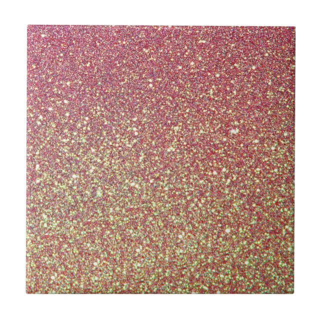 Trendig Gnistra Glitter Mönster Kakelplatta (Framsidan)