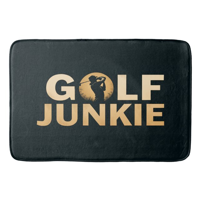 Trendig Golf Junkie Sports Badrumsmatta (Framsidan)