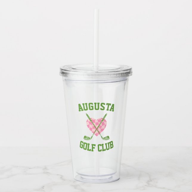 Trendig Golf Social Klubb Take Away Mugg (Framsida)
