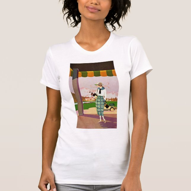 Trendig Golfdress Tee Shirt (Framsida)