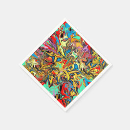 Trendig graffiti barnkalas pappersservett