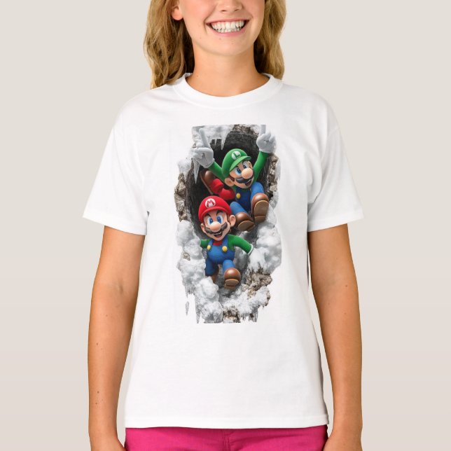 Trendig grafisk t-shirt – unik stilren design (Framsida)