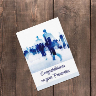 Trendig, Grattis för befordran Kort