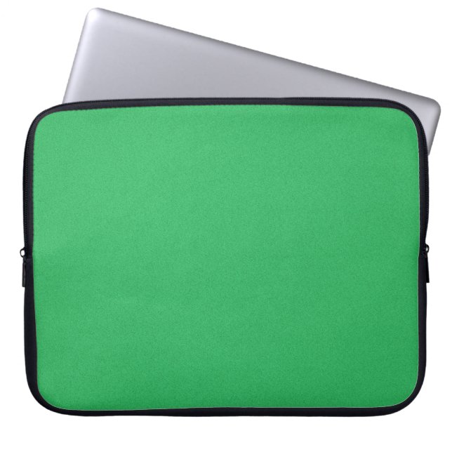 Trendig grön grynig bakgrund laptop sleeve (Framsidan)