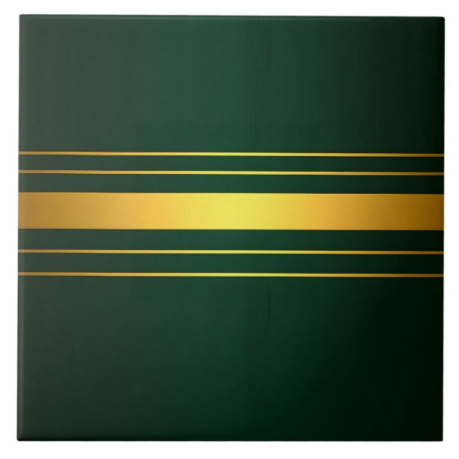 Trendig Grönt Luxury Linen Struktur Collection Kakelplatta (Framsidan)