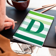 Trendig Grönt Rand Monogram