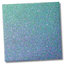 Trendig Grönt Teal Blue Glitter Mönster Kakelplatta
