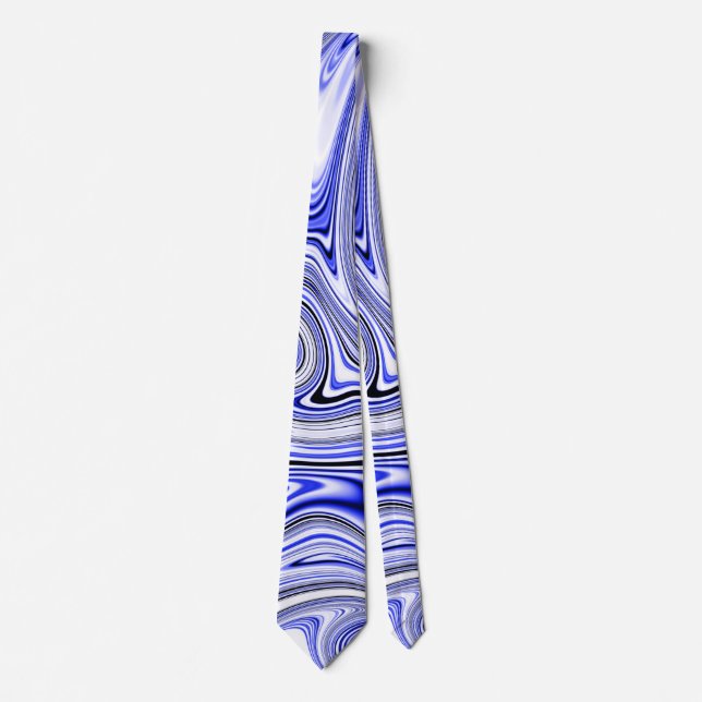 Trendig gul marmorswirla slips (Framsida)