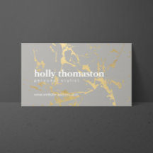 Trendig Guld Marble Mönster på Grått Designer