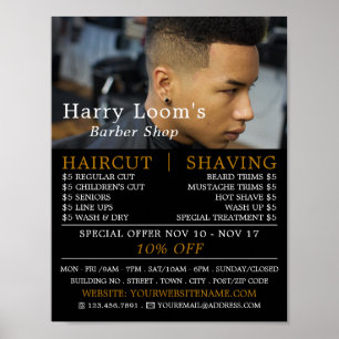 Trendig Hair cut, Manar Barbers Reklamation Poster