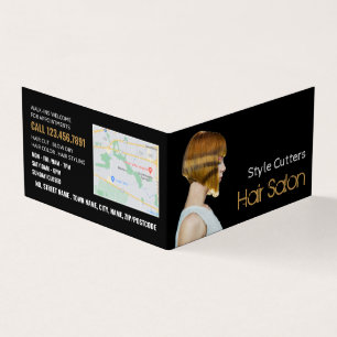 Trendig-haircut, Hair Stylist, Salon Loyalty Visitkort