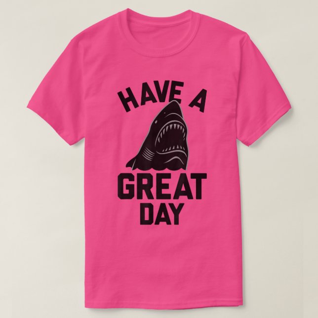 Trendig Hajbett Har En Bra Dag  T Shirt (Design framsida)