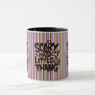 Trendig Halloween-citat "Scary Little Sak" Mugg