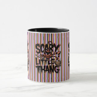 Trendig Halloween-citat "Scary Little Sak" Mugg