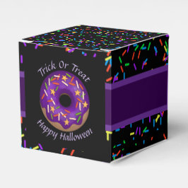 Trendig Halloween Lila Sprinkle Donut Party Presentaskar