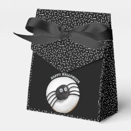Trendig Halloween Spooky Black Spider Donut Presentaskar