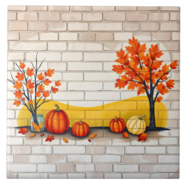 Trendig Happy thanksgiving Bevackra Fall Kakelplatta