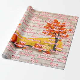 Trendig Happy thanksgiving Bevackra Fall Presentpapper