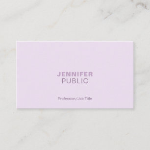 Trendig Harmonic Färg Professionell Elegant Plain Visitkort