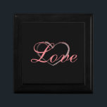 Trendig Heart Grått Calligraphy Kärlek Bröllop Minnesask<br><div class="desc">Du kan enkelt byta typsnitt och färg. Du kan också lägga till logotypen och bakgrundsbilden som du vill.</div>