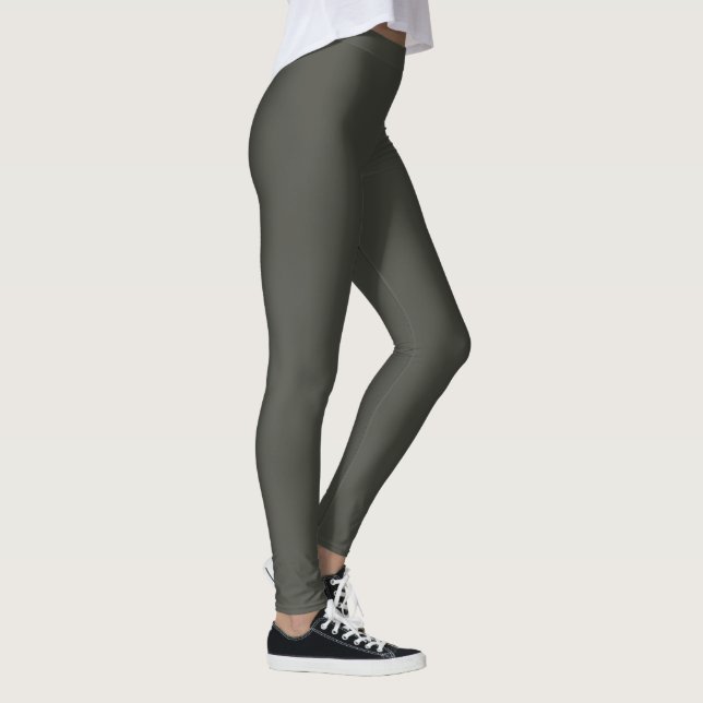 Trendig heavy metalgråttdamasker leggings (Höger)