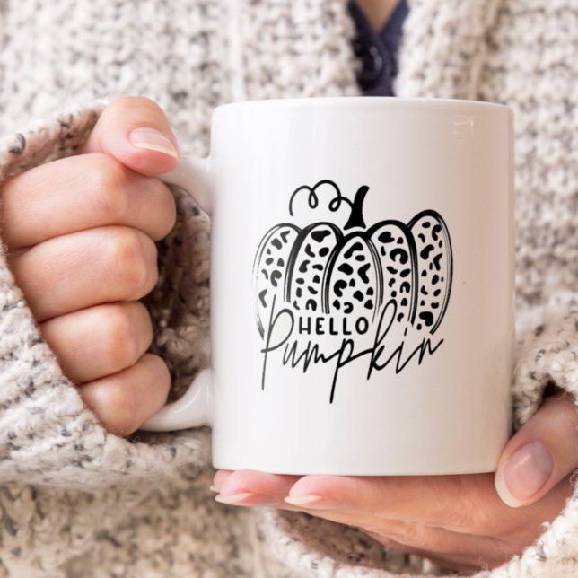 Trendig Hej Pumpa Kaffemugg (Hellio Pumpkin Fall Coffee Mug)
