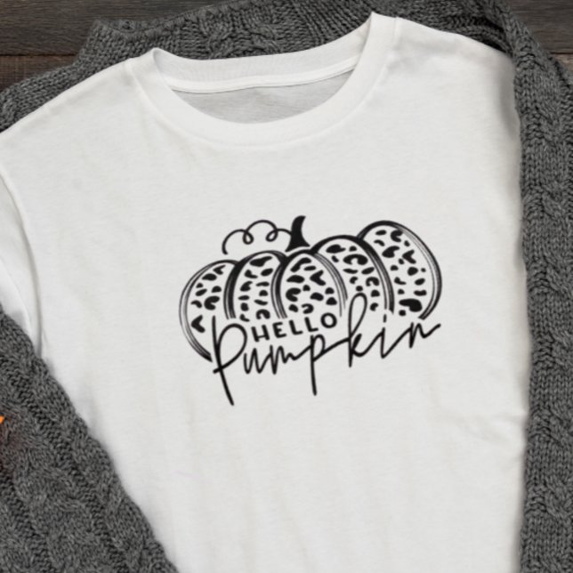 Trendig Hej Pumpa T Shirt (Hello Pumpkin Fall Top)