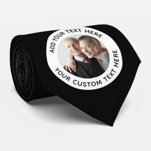 Trendig Helgdag Gift Anpassningsbar Photo Text Slips