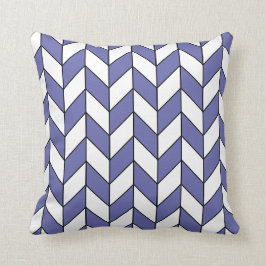 Trendig Herringbone Chevron Mönster Kudde