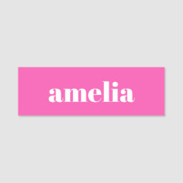 Trendig het rosa namnbricka