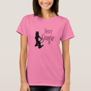 trendig hett silhouette cougar dam tee