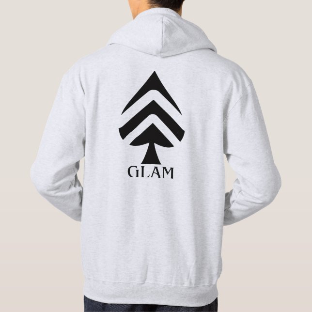 Trendig hoodie med unikt stil (Baksida)