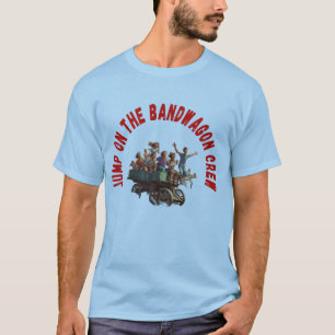 Trendig ”Hoppa På Tåget” Grafisk T-Shirt