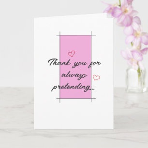 Trendig Humor Shopping Joke Funny Valentines day Kort