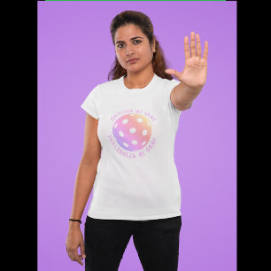 Trendig Humoral Pastel Personlig Picklebollar T Shirt