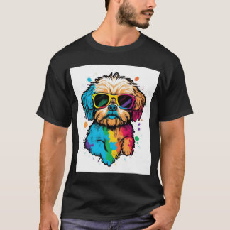 Trendig Hund älskare T-Shirt - Perfekt för Pet Des