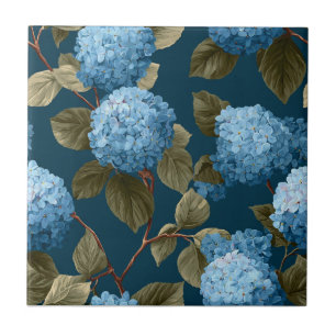 Trendig Hydrangeasplattor för Bathroom Golv Kakelplatta