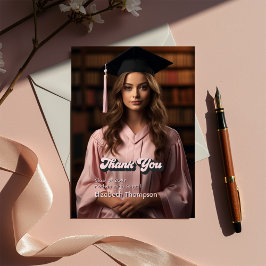 Trendig i min Grad Era Studenten Tack Kort